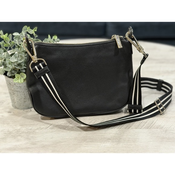 Kate Spade Rosie Women's Small Black Leather Crossbody Bag Adjustable Strap - Picture 2 of 11